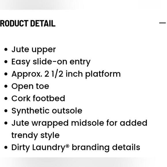 Dirty Laundry NEW Women's Palm Desert Platform Espadrille Slide Sandal 8.5 / 39 - Picture 13 of 13